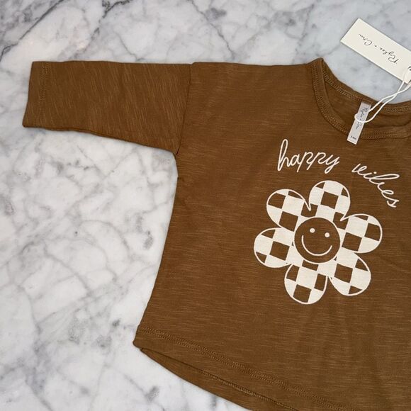 NWT RYLEE + CRU HAPPY VIBES TSHIRT 3/6M - Picture 2 of 7